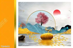 Tranh treo tường phòng khách mẫu mới nhất