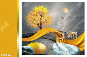 Tranh ghép tráng gương treo trang trí tường