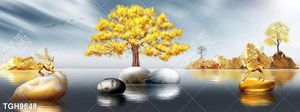 Tranh ghép tráng gương treo trang trí tường