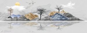 Tranh ghép 3d in vải canvas