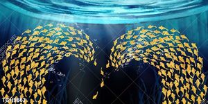 Tranh ghép tráng gương treo trang trí tường
