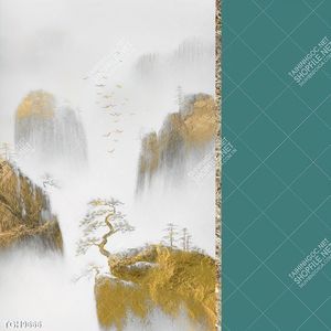Tranh treo phòng khách đẹp ghép bộ