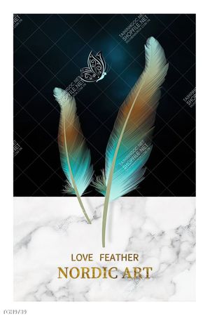 Tranh decor phong cách nội thất tối giản