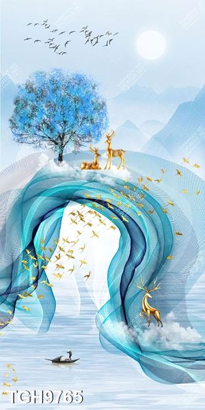Tranh ghép 3d in vải canvas