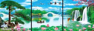 Tranh treo tường trang trí phong cảnh nghệ thuật 