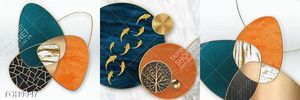 Tranh canvas decor phòng khách đẹp hiện đại