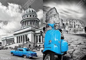Tranh treo tường trang trí phong cảnh nghệ thuật 