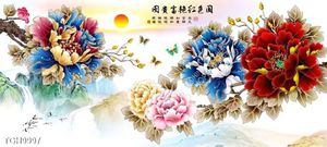 Tranh ghép 3d in vải canvas
