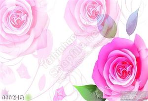 Tranh hoa lá hoa hồng