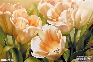 Tranh hoa tulip treo tường nghệ thuật