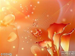 Tranh hoa nền trang trí