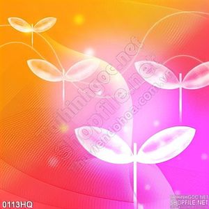 Tranh hoa trang trí dán tường