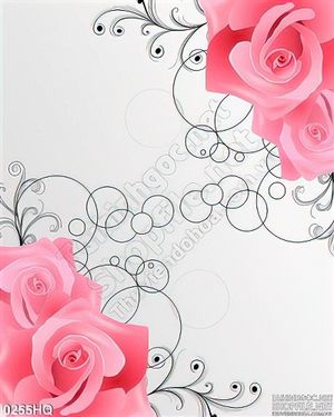 Tranh hoa lá trang trí dán tường