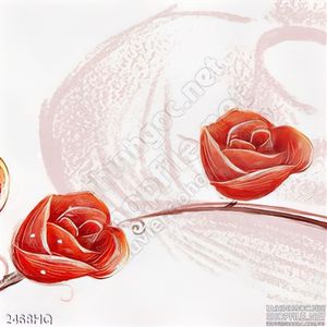 Tranh hoa hồng trnag trí độc đáo