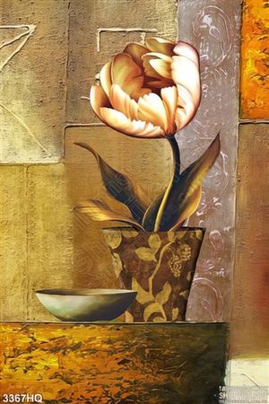 Tranh hoa tulip trang trí treo tường