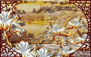 Tranh hoa sen, cá chép gỗ nghệ thuật