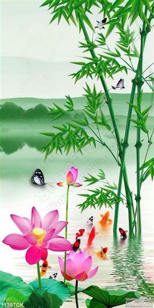 Tranh phong cảnh hoa sen
