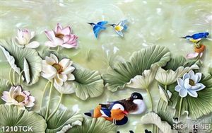 Tranh nghệ thuật hoa sen 3D