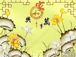 Mẫu tranh sen nghệ thuật