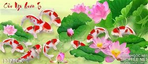 Tranh cửu ngư quần tụ