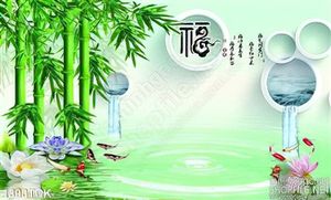 Tranh phong cảnh hoa sen