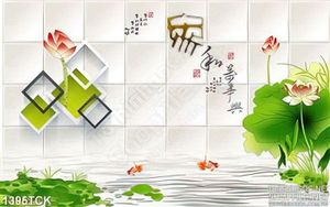 Tranh in sen vector