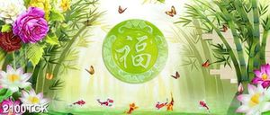 Tranh thêu hoa sen cá chép vàng bên đàn bướm xinh