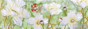 Tranh hoa sen, cá chép kim tiền nghệ thuật
