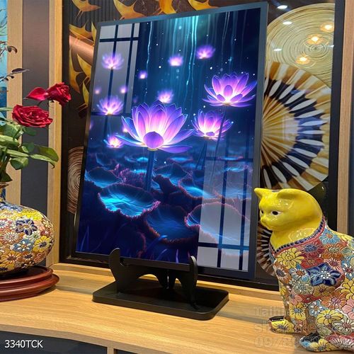 Tranh cá chép hoa sen treo tường mang nhiều ý nghĩa