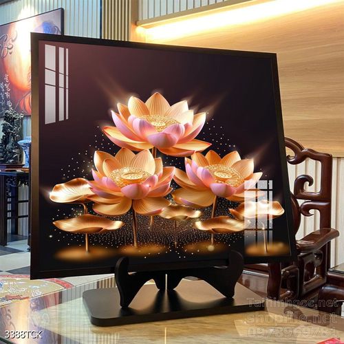 Tranh cá chép hoa sen đẹp mang nhiều ý nghĩa 