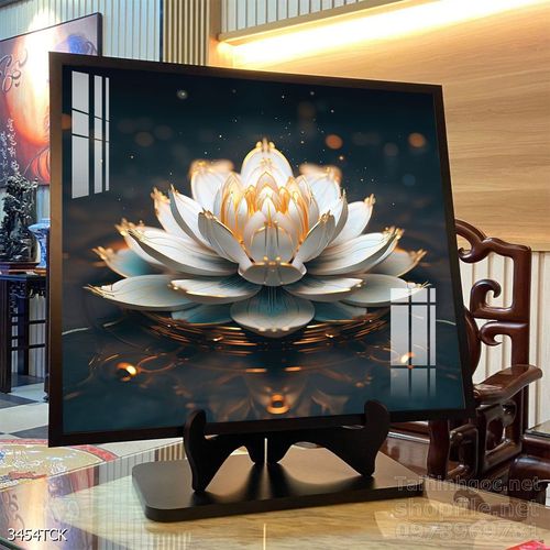 Tranh cá chép hoa sen cực đẹp