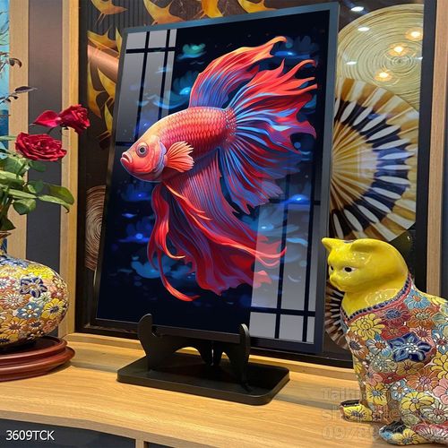 Tranh cá chép hoa sen đẹp mang nhiều ý nghĩa 