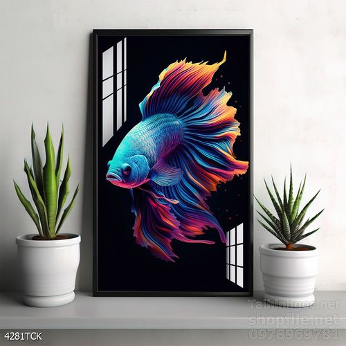Tranh cá chép hoa sen đẹp mang nhiều ý nghĩa 
