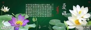 Tranh hoa sen phong thủy nghệ thuật