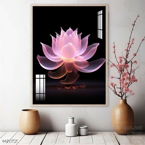 Tranh cá chép hoa sen đẹp mang nhiều ý nghĩa 