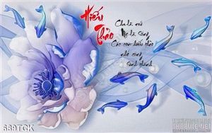 Tranh cá chép hiếu thảo in uv