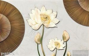 Tranh vẽ hoa sen nghệ thuật decor