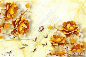 Tranh in uv hoa sen bằng gỗ