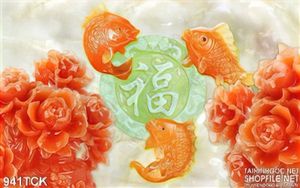 Tranh giả ngọc cá chép