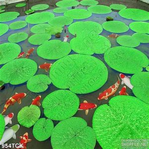 Tranh lá sen trên mặt hồ đẹp