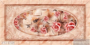 Tranh thảm hoa hồng trang trí