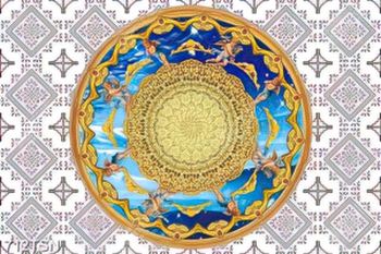 Tranh in trần nhà đẹp