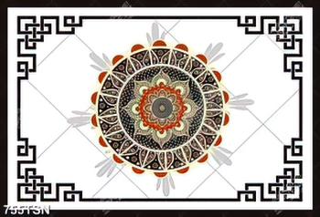 Tranh gạch hoa văn in chất lượng cao