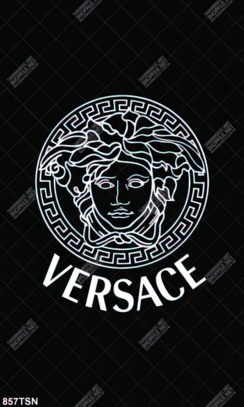 Tranh thảm hiệu VERSACE nền đen chất lượng cao