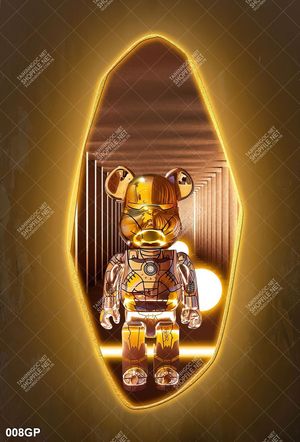 Tranh treo tường chú gấu bearbrick 