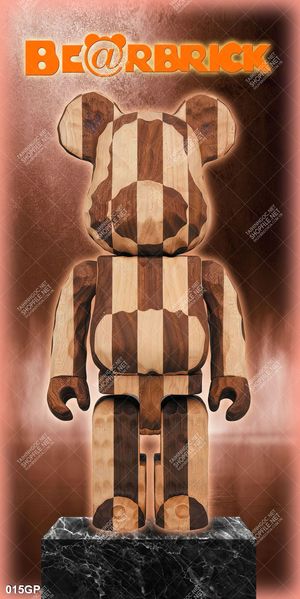 File tranh gấu bearbrick decor trang trí tường đẹp