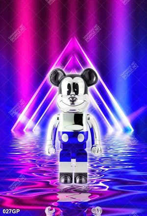 File tranh nghệ thuật gấu bearbrick trang trí tượng đẹp nổi bật