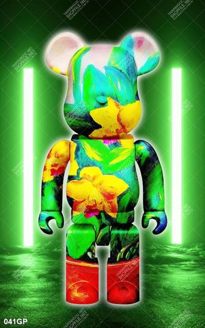 Tranh file gốc gấu bearbrick đẹp ấn tượng