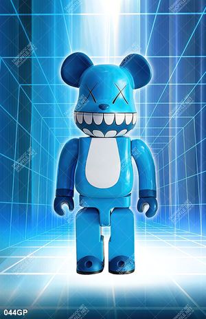 Tranh file gốc gấu bearbrick đẹp ấn tượng