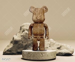 Tranh gấu bearbrick treo tường nổi bật